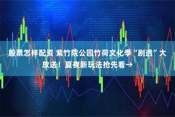 股票怎样配资 紫竹院公园竹荷文化季“剧透”大放送！夏夜新玩法抢先看→